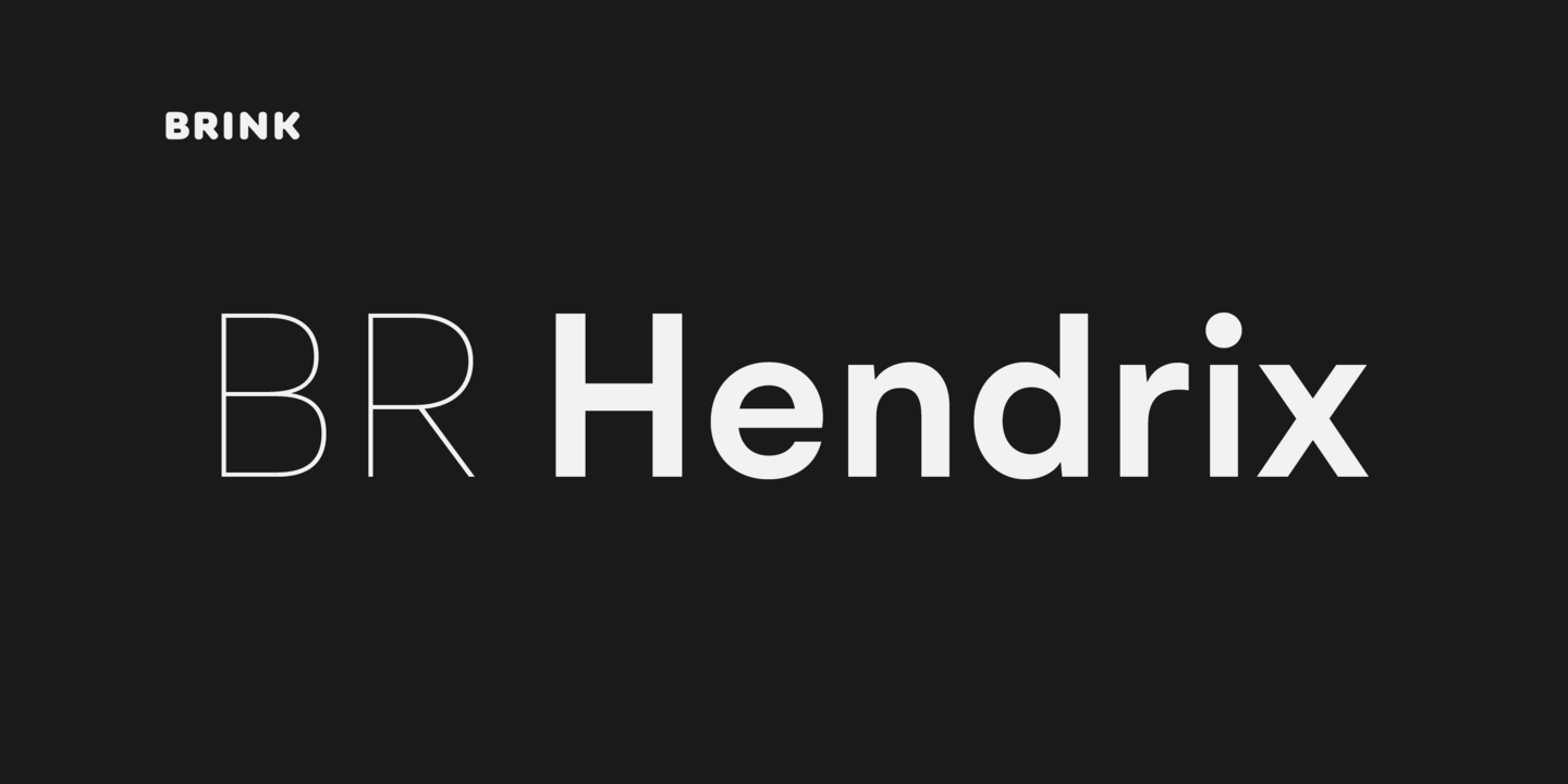 BR Hendrix Font